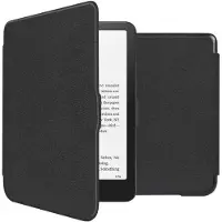 IMoshion Slim Hard Case Klapphülle für das Amazon Kindle Paperwhite (2024) / Paperwhite Signature Edition (2024) / Colorsoft (2024) / Colorsoft Signature Edition (2024) - Schwarz