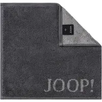 JOOP! Handtücher Classic Doubleface Seifenlappen Anthrazit 30 x 30 cm