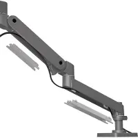Ergotron Monitorarm LX Pro, für 1 Display bis 34″, neig-/schwenkbar, höhenverstellbar, Tischhalterung, VESA, Metall, dunkelgrau