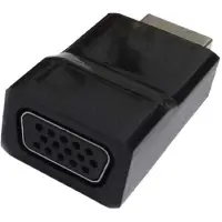 Gembird A-HDMI-VGA-001, HDMI, VGA, Schwarz