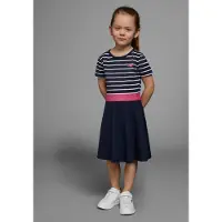 Kangaroos Jerseykleid "für kleine Mädchen" kniefrei, aus Jersey, kurzärmelig
