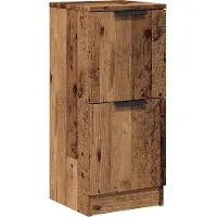 vidaXL Sideboard Altholz-Optik 30x30x70 cm Holzwerkstoff