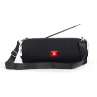 24hShop Tragbarer Bluetooth-Lautsprecher in Schwarz