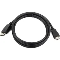 Cablexpert DisplayPort - HDMI, 3m, 3 m, DisplayPort, HDMI Typ A (Standard), Männlich, Männlich, Schwarz