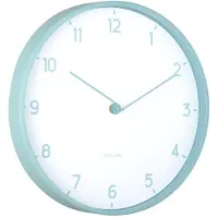 Karlsson - Wanduhr Sencillez - Nebeliges Blau - Ø30cm