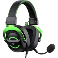Havit H2002E - Gaming-Kopfhörer schwarz und grün