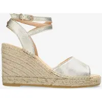 Fred de la bretoniere Damen Jacky O-Nine Espadrille Metallic Leder Light Gold-Schuhgröße 41