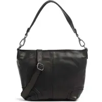 The Chesterfield Brand Leder Umhängetasche Lucy Small Hobo Bag Black schwarz