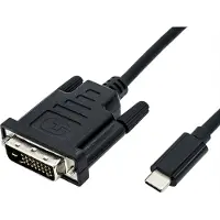 Roline USB Typ C - DVI Adapterkabel, ST/ST, 2 m
