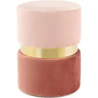Hearthome & Living | Hocker Glamour rosa MDF 35x46x35 cm | NADUVI