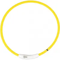 Duvo+ Nylon Dog Led Necklace 65 Cm Golden