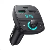 UGREEN Charger Ugreen Ugreen FM transmitter Bluetooth 5.0 MP3 car charger 3x USB TF micro SD 4.8 A black (CD229)