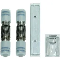 Vaillant Montage-Set 9.034 AD Flachkoll. 4x VFK H Aufdach Pfanne nebeneinander