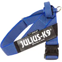 JULIUS K-9 Julius K9 Gurtbandgeschirr - Hundegeschirr - blau - Größe 1 - 63-85 cm