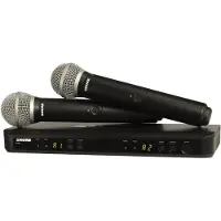 Shure BLX288/PG58-T11 Duales drahtloses Handmikrofonsystem