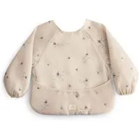 Mushie - Long Sleeve Bib - Boats - One-size-fits-all for children aged 6 to 24 months