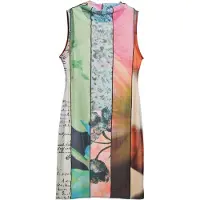 Desigual Kleid für den Alltag St. Johns 25SWVK01 Bunt Slim Fit