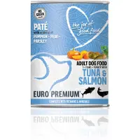 Euro Premium Adult Truthahn mit Thunfisch und Lachs Paté Nassfutter Hund