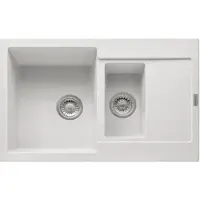 Franke Maris - Fragranit Spülbecken MRG 651-78, 780x500 mm, weiß Eis 114.0285.325