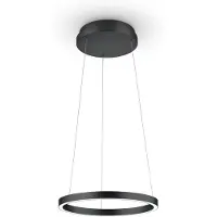 Knapstein Lisa 40 LED-Pendelleuchte-Schwarz-mit Tunable White (2200K - 3000K)