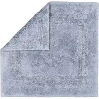 Cawö Badematte Uni Umkehrbar Nordic Blue-60 x 60 cm