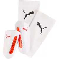 Puma ULTRA Twist Football Sleeve Shinguards, Kinder, Männlich, L, EVA, Polyurethan, Weiß