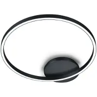 Knapstein Solea LED-Deckenleuchte-Schwarz-mit LED (2200K - 3000K)