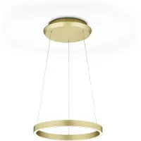 Knapstein Svea-L 40 LED-Pendelleuchte-Gold matt-mit LED (2700K)