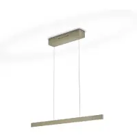 Knapstein Hängelampe LINDA, dimmbar, bronze / altmessing, für Wohn- / Esszimmer, Metall, Modern