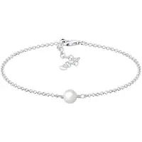 Elli Armband 925 Sterling Silber in Weiß | Gr.: 18 cm