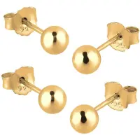 Elli Ohrringe 925 Sterling Silber in Gold | Gr.: onesize