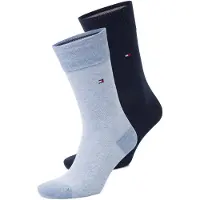 Tommy Hilfiger Herren Socken Birdseye 2er Pack - blau - 43|44|45|46