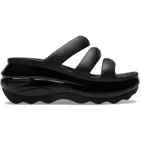 Crocs Pantoletten Mega Crush Triple Strap 209842 Schwarz