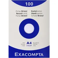 Exacompta Karteikarten A4