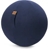 Magma Sitzball Gymnastikball Sitting Ball zum aufpumpen Felt dunkelblau Ø 65 cm