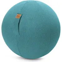 Magma Sitzball Gymnastikball Sitting Ball zum aufpumpen Felt aquarius Ø 65 cm