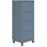 PAIDI Kinderwelten Highboard Olli , blau , Maße (cm): B: 48,4 H: 119,7 T: 40.1