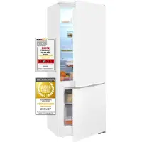 Exquisit Einbau Kühl-Gefrierkombination EKGC225-40-E-080E weiss | Nutzinhalt: 212 L | 4-Sterne-Gefrieren | 145 cm Höhe | Schlepptürmontage | Einbauger