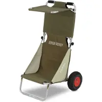 Eckla Beach-Rolly mit Sonnendach Farbe: Olivgrün Mit Pannensicherer Bereifung 55570