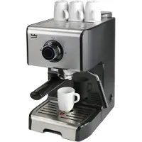 Beko CEP5152B Traditionelle Espressomaschine, Tassenwärmer, Milchaufschäumer