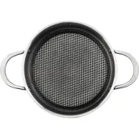 Eta Kochtopf-Set Honeycomb I Kochgeschirrset I 8-teilig I Induktionsgeeignet I Edelstahl 18/10 I 3 Töpfe I 1x Kasserolle I Antihaftbeschichtet