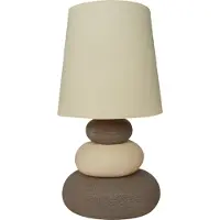 Näve 3045227 Stoff-Tischleuchte ; Farbe: Natur