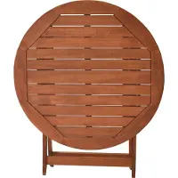 Merxx Gartentisch Borkum, klappbar Ø 100 cm- Eukalyptus