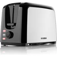 Hyundai Toaster HYUTO304 I 750W I 7 Heizstufen I Auftaufunktion I Krümelschublade I 2 Schlitze