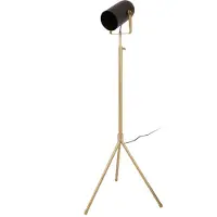 Kayoom Stehlampe Celeste 300 Schwarz / Gold