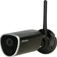 Alecto DVC216IP WLAN-Außenkamera HD Bewegungssensor Infrarot 12 m IP66 Schwarz