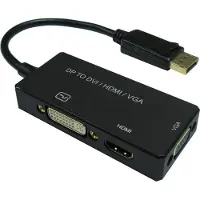 Value Adapterkabel DisplayPort - VGA / DVI / HDMI, v1.2, Aktiv