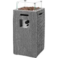 Tepro Feuerstelle "Brighton" BxLxH: 40x40x90 cm, 13 kW