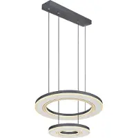 Globo Lighting Hängeleuchte Metall schwarz, LED