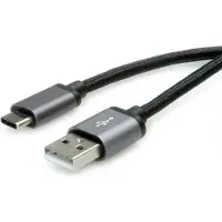 Roline USB 2.0 Kabel, Typ C - Typ A, ST/ST, schwarz, 3 m